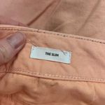 Loft Slim Ankle Pants Womens 10 Pink Cropped Chinos Casual Everyday Peach Work Photo 3