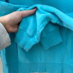 Nike  Aqua Zip-Up Hoodie with White Logo Photo 4