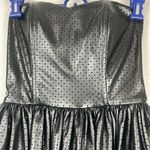 Free People Cross My heart Vegan Leather  XS Diamond Perforated Detail Photo 1