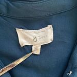 Lou & grey blue button up roll tab sleeve cinch waist shirt dress pockets XS Photo 9