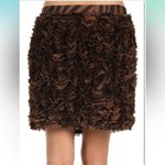 Michael Kors NWT  Chocolate Ruffle Skirt Size 6 Photo 2