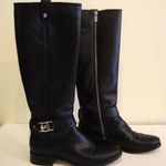 Michael Kors  black sleather riding boots Photo 0