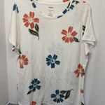 Sonoma Everyday Tee Pink Teal Floral Women’s Size Large Photo 0