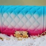 Candy Colored Matte Crossbody Jelly Handbag Multiple Photo 0