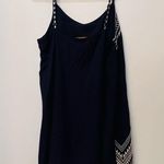 Skies Are Blue lSkies are blue navy embroidered dress size small Photo 2