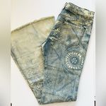 Free People  Discharge Bali Light Wash Flare boho Jeans RARE style 29 Photo 4