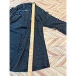 Eddie Bauer  Women's Heathered Charcoal Knit Cardigan Sweater Small Grey Work Photo 7