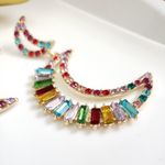 ZARA New!  Half Moon Bay Earrings Photo 4