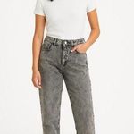 PacSun Women’s Jeans Size 24 High Rise Straight Acid Wash Gray Denim 100% Cotton Photo 0