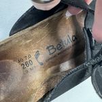 Birkenstock Betula  Sz 9 Florida Sandals Black Leather 3 Straps Slides Women Shoe Photo 11