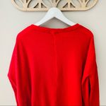 Urban Outfitters  Out From Under Jojo Oversized Waffle Knit Top Red Sz XS Photo 6