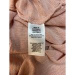 Aeropostale Raw Edge V-Neck Loose Top Blush Pink Small Photo 4