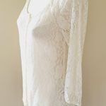Lucky Brand  sheer lace button down size xs Photo 2