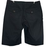 CAbi Women's Shorts Size 8 Black Bermuda Pockets Mid Rise Cotton Photo 2