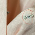 Vix Paula Hermanny Zoey Linen Midi Dress Nude Tan Wrap Style Women’s Size XS Photo 14