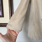Vintage Passport Sports Coat Jacket Blazer Cream Off White Size Small Tan Photo 4