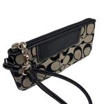 Coach Y2K  Black Gray Signature Canvas Wristlet Photo 3