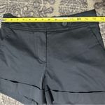 Trina Turk  Women’s Size 2 Black Cotton Blend Dressy Cuffed Shorts Photo 4