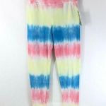 BP Leggings Tie Dye High Waist Pull On Stretch Pink Blue Yellow Size XS Photo 0