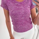 Lululemon Purple Heathered Swiftly Tech Shirt  Photo 0