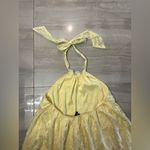 Strut & Bolt  yellow Halter Mini Dress Photo 5