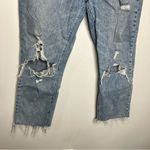 Old Navy  boyfriend mid rise Jeans distressed destroyed acid Wash size‎ 12 Photo 1