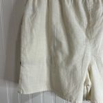 Deja Bleu women Elegant High Waist Cream Shorts with Black Accents Size XL Photo 7
