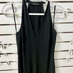 Elie Tahari Sleeveless Deep V-Neck Cocktail Maxi Dress Black Women's Size US 2 Photo 1
