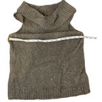 Caratere Charcoal Silver Metallic Fluffy Cardigan and turtle neck set size large Photo 6