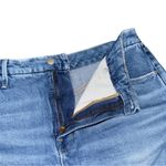 Good American  Good Icon Bermuda Denim Shorts 90s Distressed Medium Wash 12 / 31 Photo 4