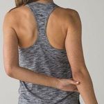 Lululemon Yogi Racer Back in Space Dye White Black Size 6 Photo 1