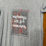 Cynthia Rowley  Gray Pajama Dress with Floral Print Photo 1