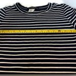 Vintage Absolute Angel Asymmetrical Dress Black White Stripes Size Large Photo 3