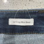 Frame  Size 25 Jeans Le Crop Mini Boot High Rise In Orlena Blue Raw Hem Women's Photo 7