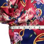 Vintage 90s Floral Paisley Print Button Photo 2