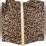 Gap Brown fall floral long sleeve work blouse Photo 4