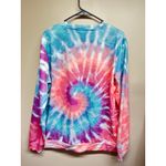 Simply Southern  Tie Dye Happy Vibes Crewneck Sweatshirt Women's Size Large Photo 2