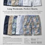 LL Bean Blue Patchwork Seersucker Favorite Fit Cotton Bermuda Shorts Size 6 Photo 13