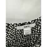 Bar III  Jumpsuit Women SMALL Black Cream Polka Dot Sleeveless Pockets Romper Photo 6