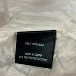 barney's new york Cream Black 100% Silk Net Sleeveless Mini Sheath Dress Size XS Photo 4