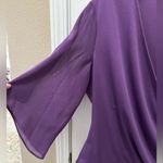 Grace Karin  Women 3/4 Chiffon Sleeve Dressy Blouse Wrap Elastic Shirt XL Photo 3