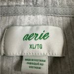 Aerie : Gray Soft Ribbed Hoodie Photo 4