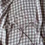 Nordstrom Gingham Long Robe Checkered Wrap Dress XL Ruffle Trim Belted Rayon New Photo 13