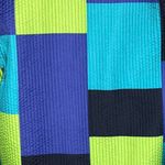 Alfred Dunner  Jacket Women 12 Black Green Blue Colorblock Quilted Granny Grandma Photo 5