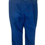 NYDJ Marilyn Straight Leg Crop Snap Closure Medium Wash Women’s Plus Size 24W Photo 3