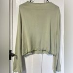 Lovers + Friends  Mica Long sleeve lettuce hem top size medium Photo 2