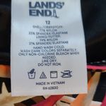 Lands' End  TROPICAL LEAF PRINTED TANKINI TOP MODEST WITH SUPPORT CUPS 12 Photo 9