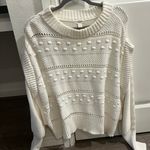 a.n.a Cream Chunky Sweater Photo 0