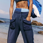 Free People Movement Timko Pants Size Small Midnight Navy Blue Photo 0