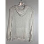 Weatherproof Vintage Women's Hooded White See Through Jacket Long Sleeve Small Photo 3